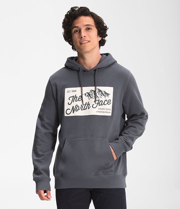 The North Face Hoodie Holiday Grey - Mens - Thailand VKLRE-6085